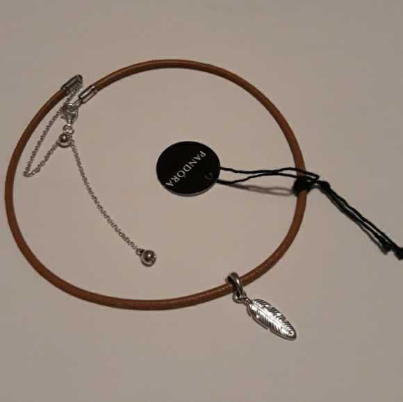 (New) Pandora Leather Choker - Picture 2 of 5